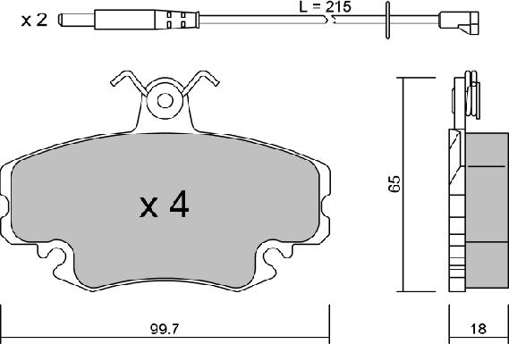 AISIN BPRE-1004 - Brake Pad Set, disc brake onlydrive.pro