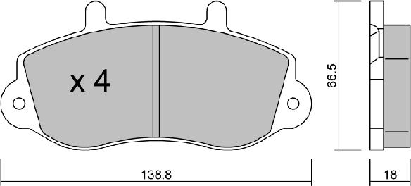 AISIN BPRE-1020 - Brake Pad Set, disc brake onlydrive.pro