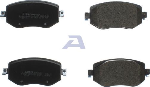 AISIN BPRE-1021 - Brake Pad Set, disc brake onlydrive.pro