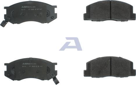 AISIN BPTO-1931 - Brake Pad Set, disc brake onlydrive.pro