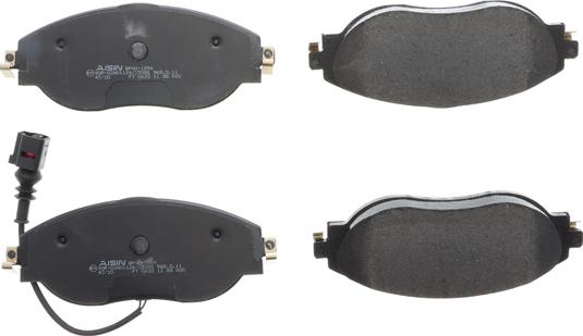 AISIN BPVW-1054 - Brake Pad Set, disc brake onlydrive.pro