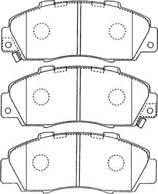 AISIN C1N018 - Brake Pad Set, disc brake onlydrive.pro