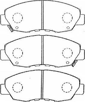 AISIN C1N034 - Brake Pad Set, disc brake onlydrive.pro