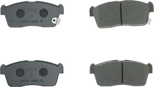 AISIN G1N006 - Brake Pad Set, disc brake onlydrive.pro