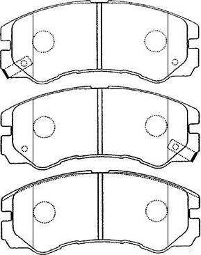 AISIN J1N008 - Brake Pad Set, disc brake onlydrive.pro