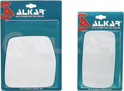 Alkar 9501550 - Spoguļstikls, Ārējais atpakaļskata spogulis onlydrive.pro