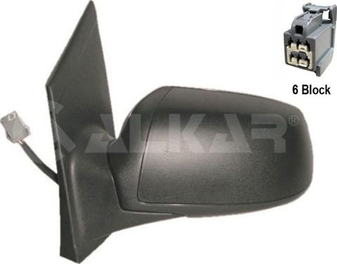 Alkar 6121400 - Ārējais atpakaļskata spogulis onlydrive.pro