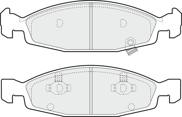 Japanparts JPA097AF - Brake Pad Set, disc brake onlydrive.pro