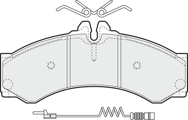 Mercedes-Benz A9004200500 - Brake Pad Set, disc brake onlydrive.pro