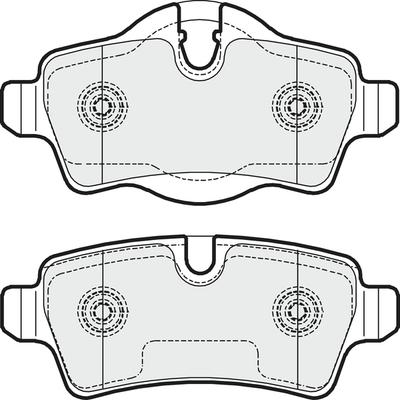 Mini 2 289 155 - Brake Pad Set, disc brake onlydrive.pro