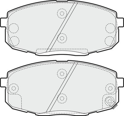 JPN 10H0325-JPN - Piduriklotsi komplekt,ketaspidur onlydrive.pro