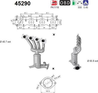 AS 45290 - Katalysaattori onlydrive.pro