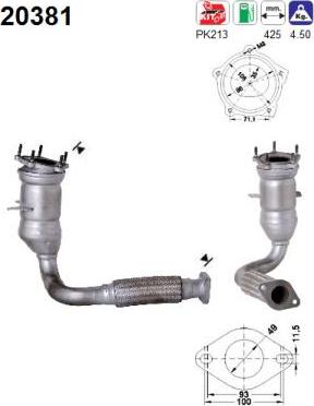 AS 20381 - Catalytic Converter onlydrive.pro