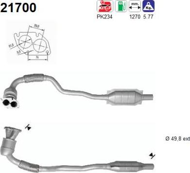 AS 21700 - Katalizatoriaus keitiklis onlydrive.pro