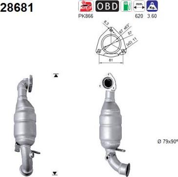 AS 28681 - Catalytic Converter onlydrive.pro