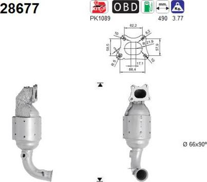 AS 28677 - Katalizatoriaus keitiklis onlydrive.pro