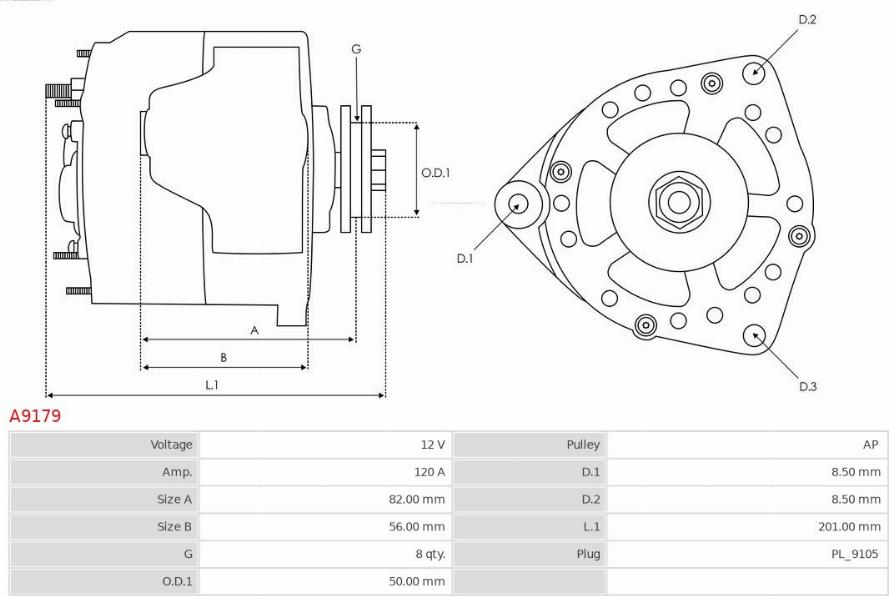 AS-PL A9179 - Alternator onlydrive.pro