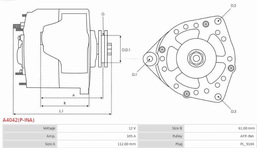 AS-PL A4042(P-INA) - Генератор onlydrive.pro