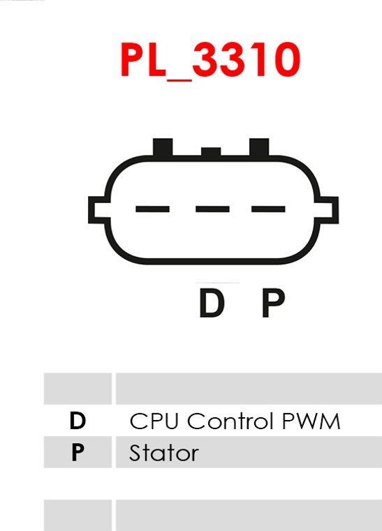 AS-PL ARE5054 - Voltage regulator, alternator onlydrive.pro