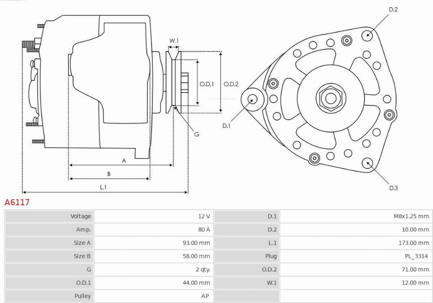 AS-PL A6117 - Laturi onlydrive.pro