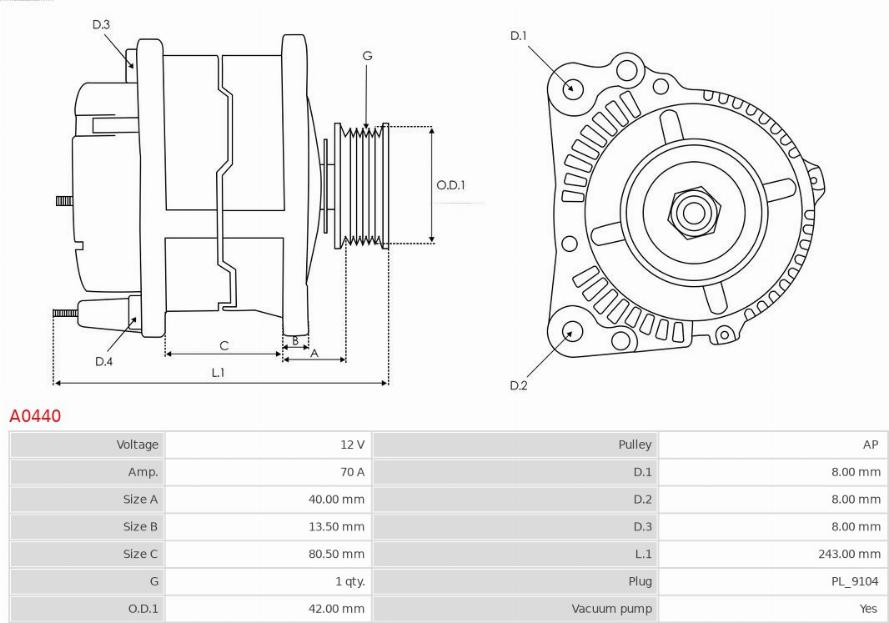 AS-PL A0440 - Generaator onlydrive.pro