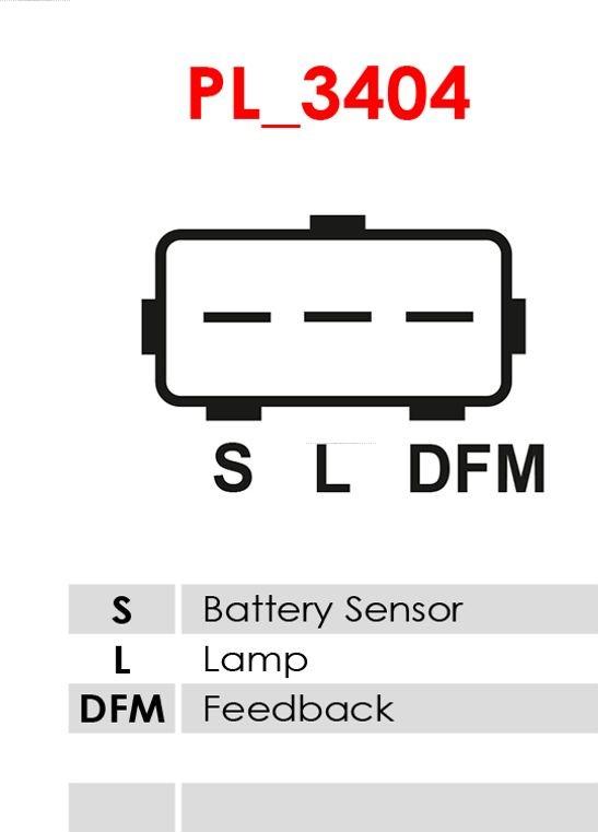 AS-PL ARE0010 - Voltage regulator, alternator onlydrive.pro