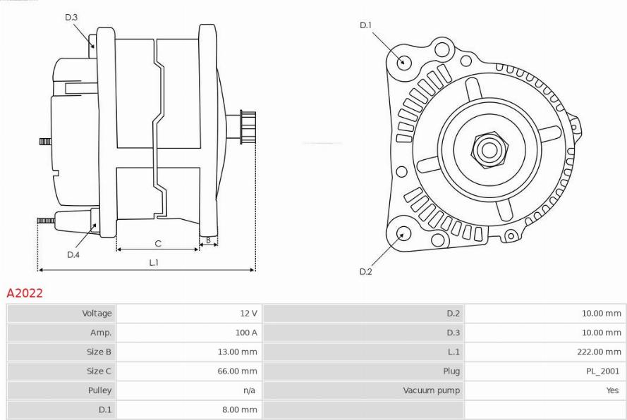 AS-PL A2022 - Alternator onlydrive.pro