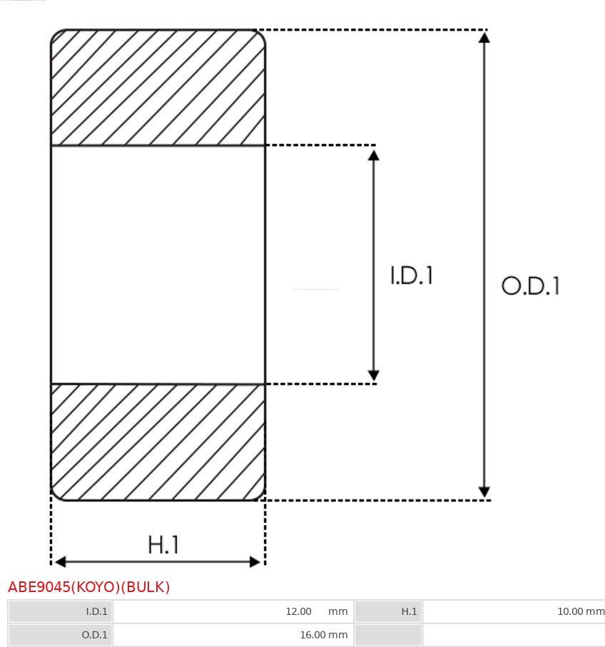 AS-PL ABE9045(KOYO)(BULK) - Bearing onlydrive.pro