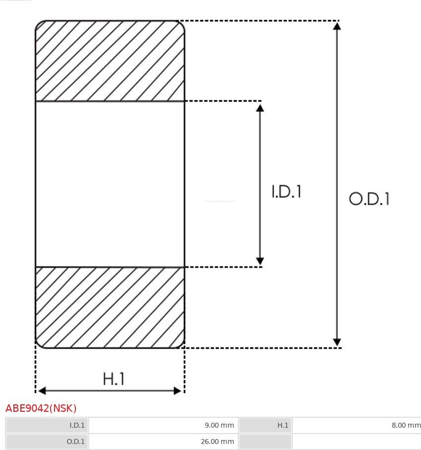 AS-PL ABE9042(NSK) - Bearing onlydrive.pro