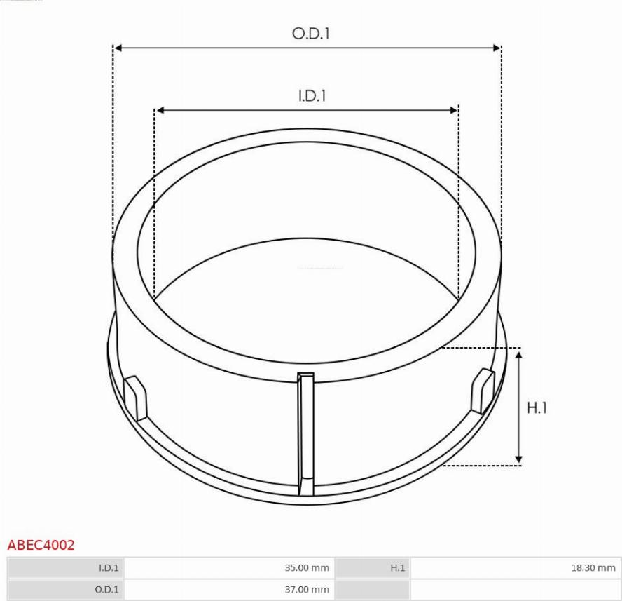 AS-PL ABEC4002 - Protective Cap, alternator onlydrive.pro