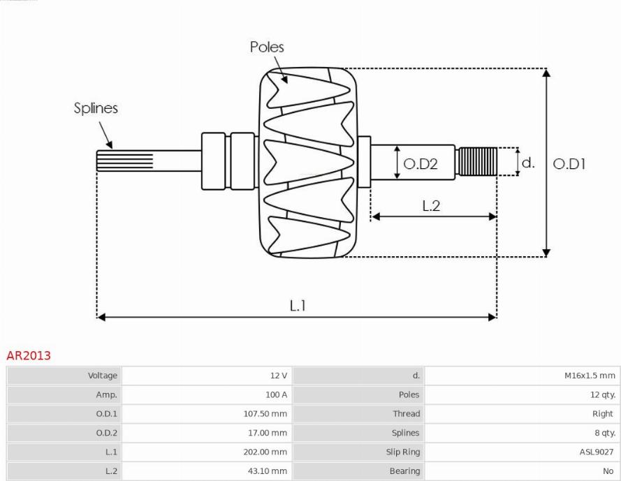 AS-PL AR2013 - Rotor, alternator onlydrive.pro