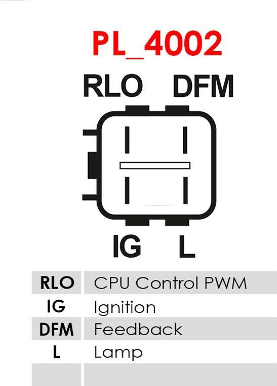 AS-PL ARE6068 - Voltage regulator, alternator onlydrive.pro