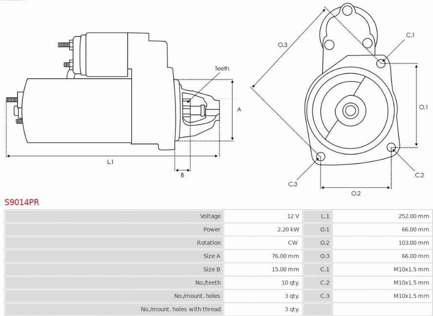 AS-PL S9014PR - Starteris onlydrive.pro