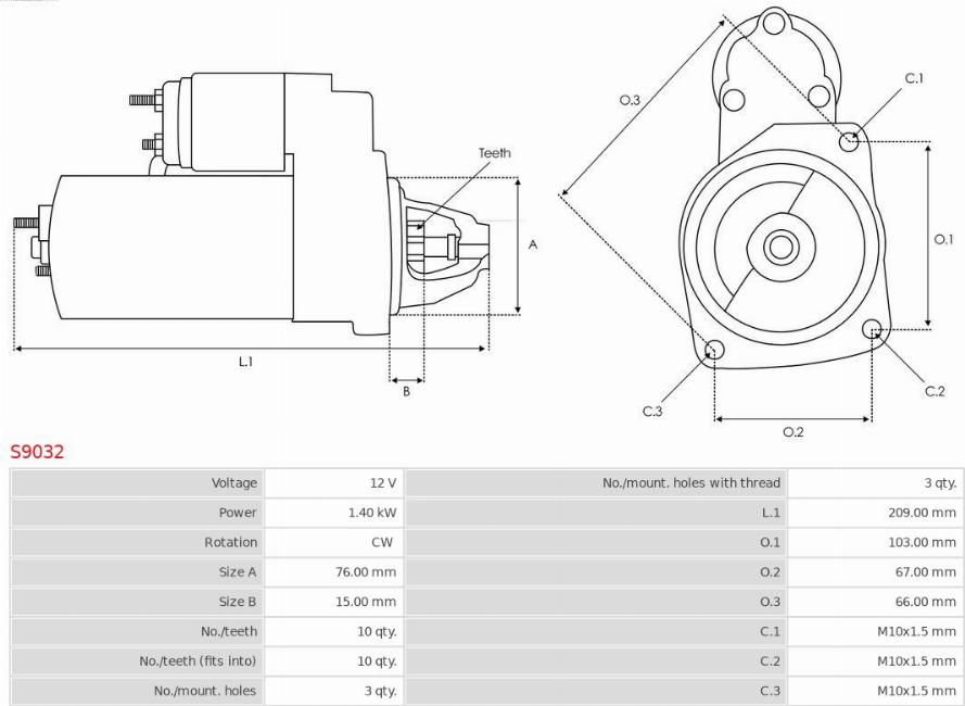 AS-PL S9032 - Starter onlydrive.pro