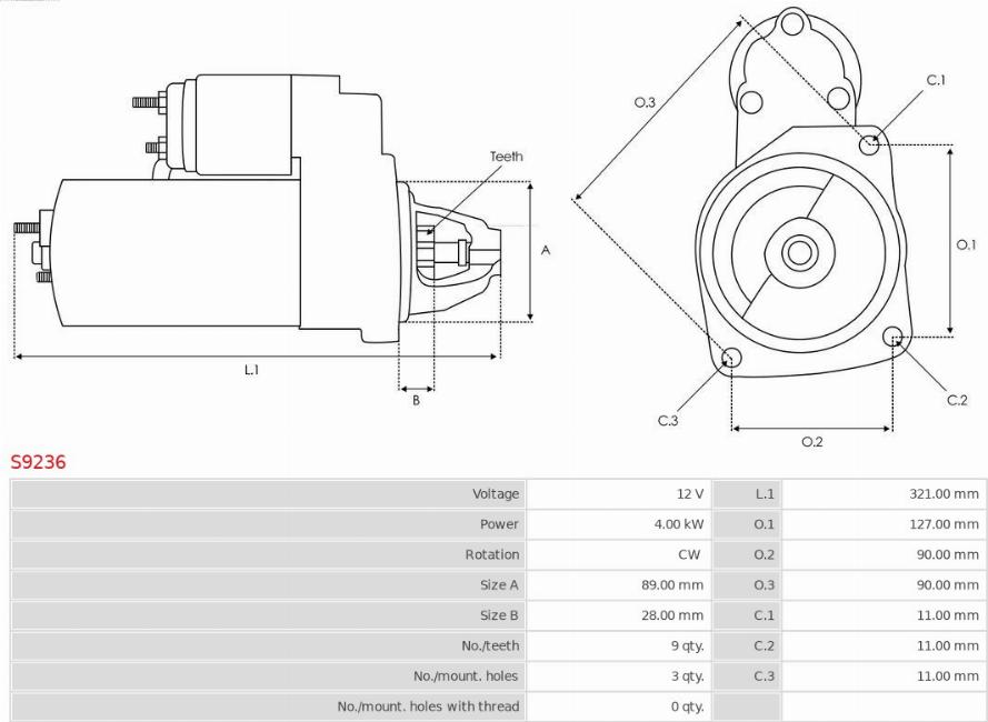 AS-PL S9236 - Starter onlydrive.pro