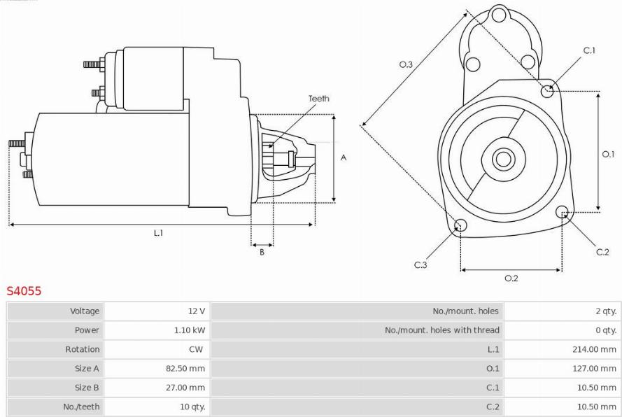 AS-PL S4055 - Starter onlydrive.pro