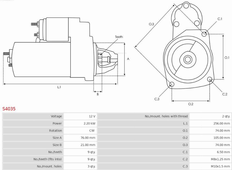 AS-PL S4035 - Starter onlydrive.pro