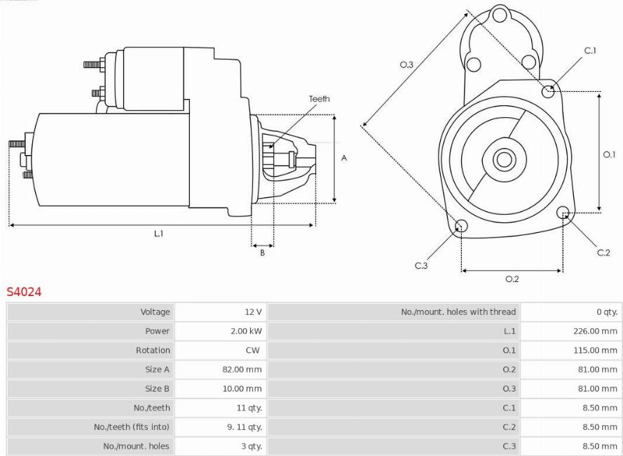 AS-PL S4024 - Starter onlydrive.pro