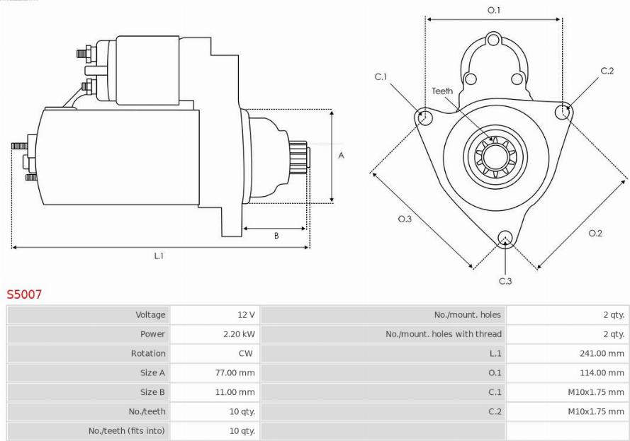 AS-PL S5007 - Starter onlydrive.pro