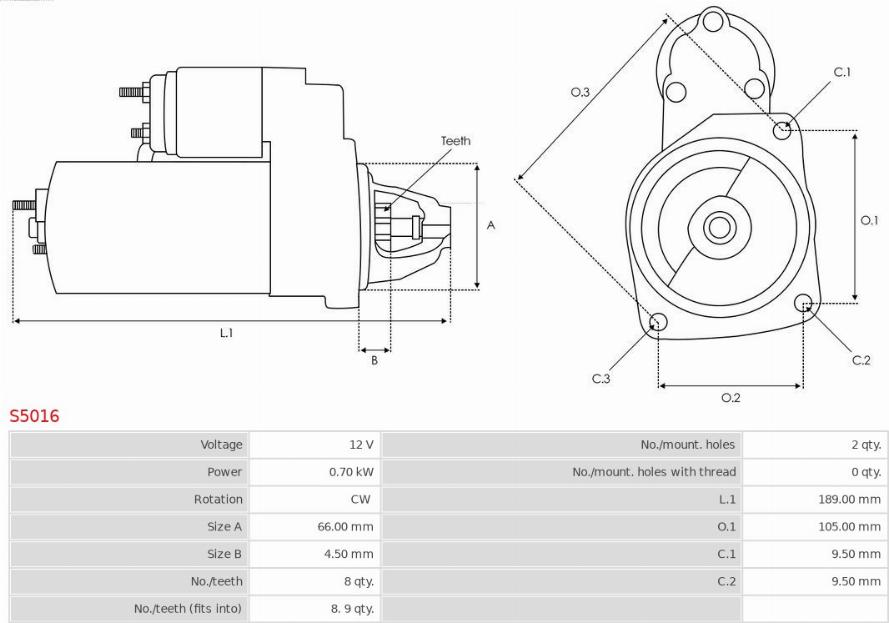 AS-PL S5016 - Starter onlydrive.pro