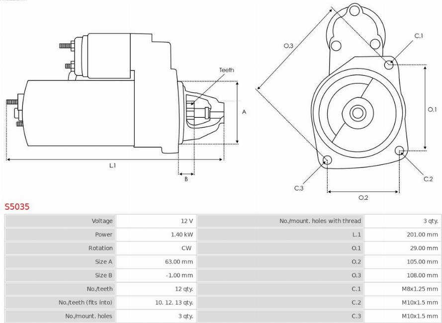 AS-PL S5035 - Starter onlydrive.pro