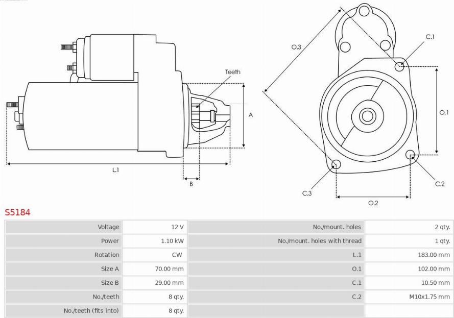 AS-PL S5184 - Starter onlydrive.pro