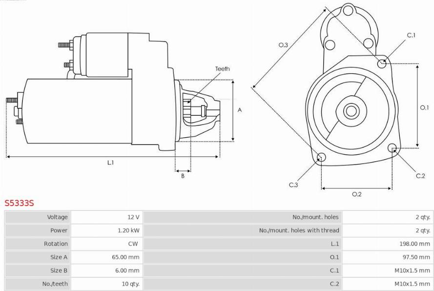 AS-PL S5333S - Starter onlydrive.pro