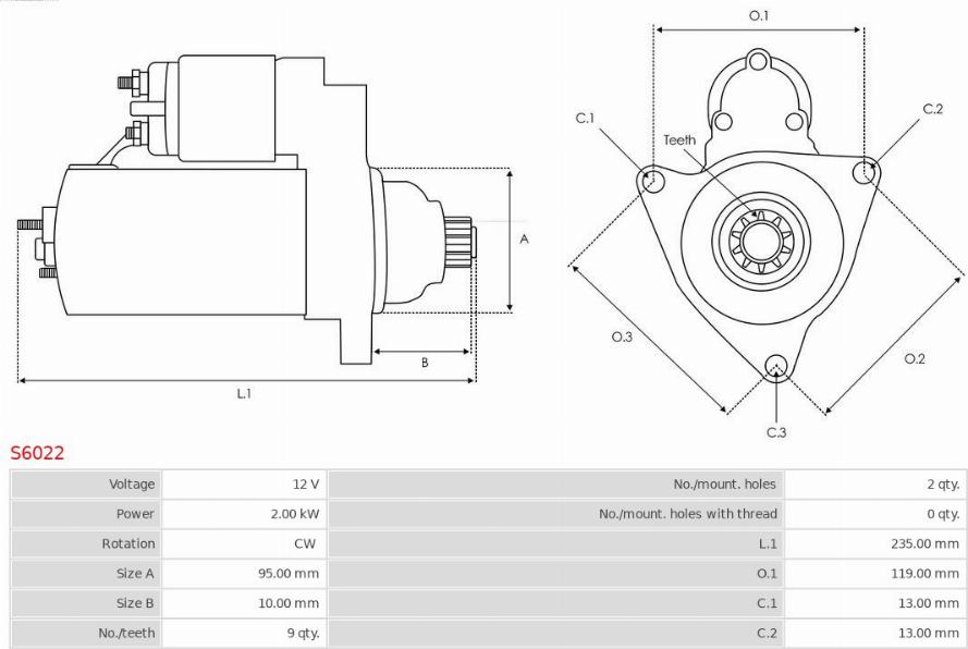 AS-PL S6022 - Starteris onlydrive.pro