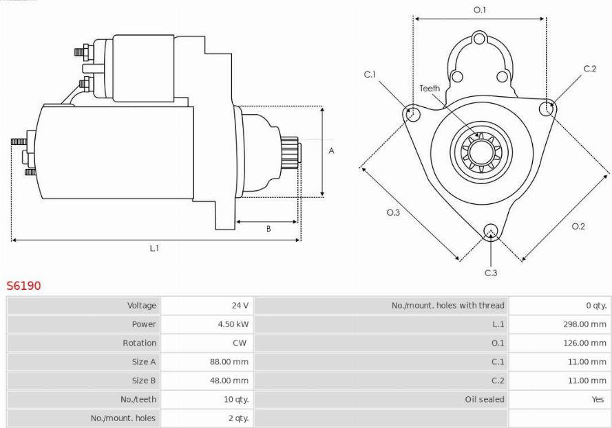 AS-PL S6190 - Starter onlydrive.pro