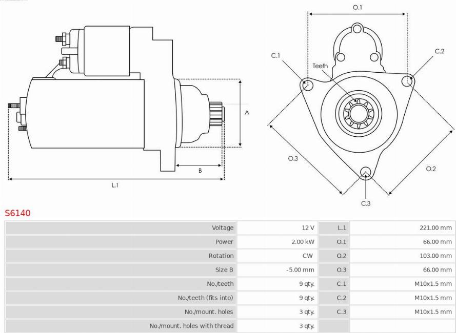 AS-PL S6140 - Starter onlydrive.pro