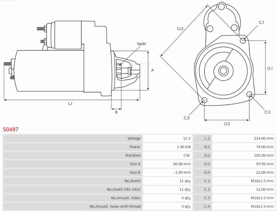 AS-PL S0497 - Starter onlydrive.pro