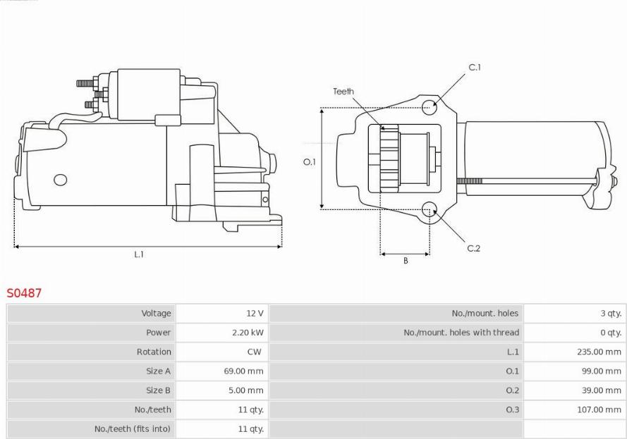 AS-PL S0487 - Starter onlydrive.pro