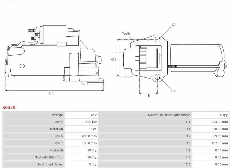 AS-PL S0479 - Starter onlydrive.pro