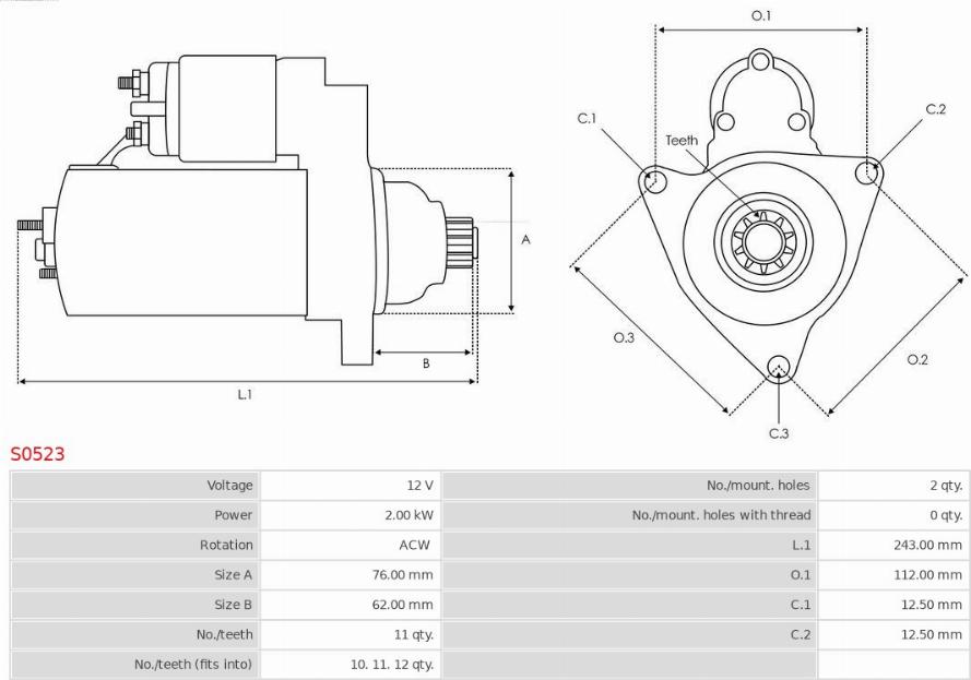 AS-PL S0523 - Starteris onlydrive.pro